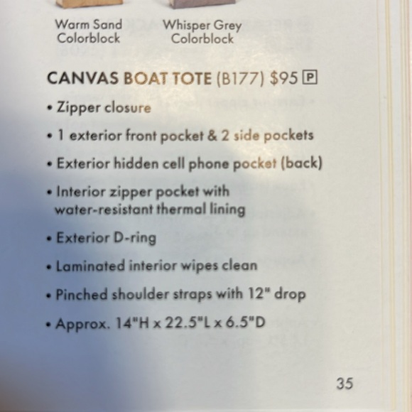 Neon Pink Colorblock Canvas Boat Tote with purple and pink flower embroidered - Picture 6 of 6